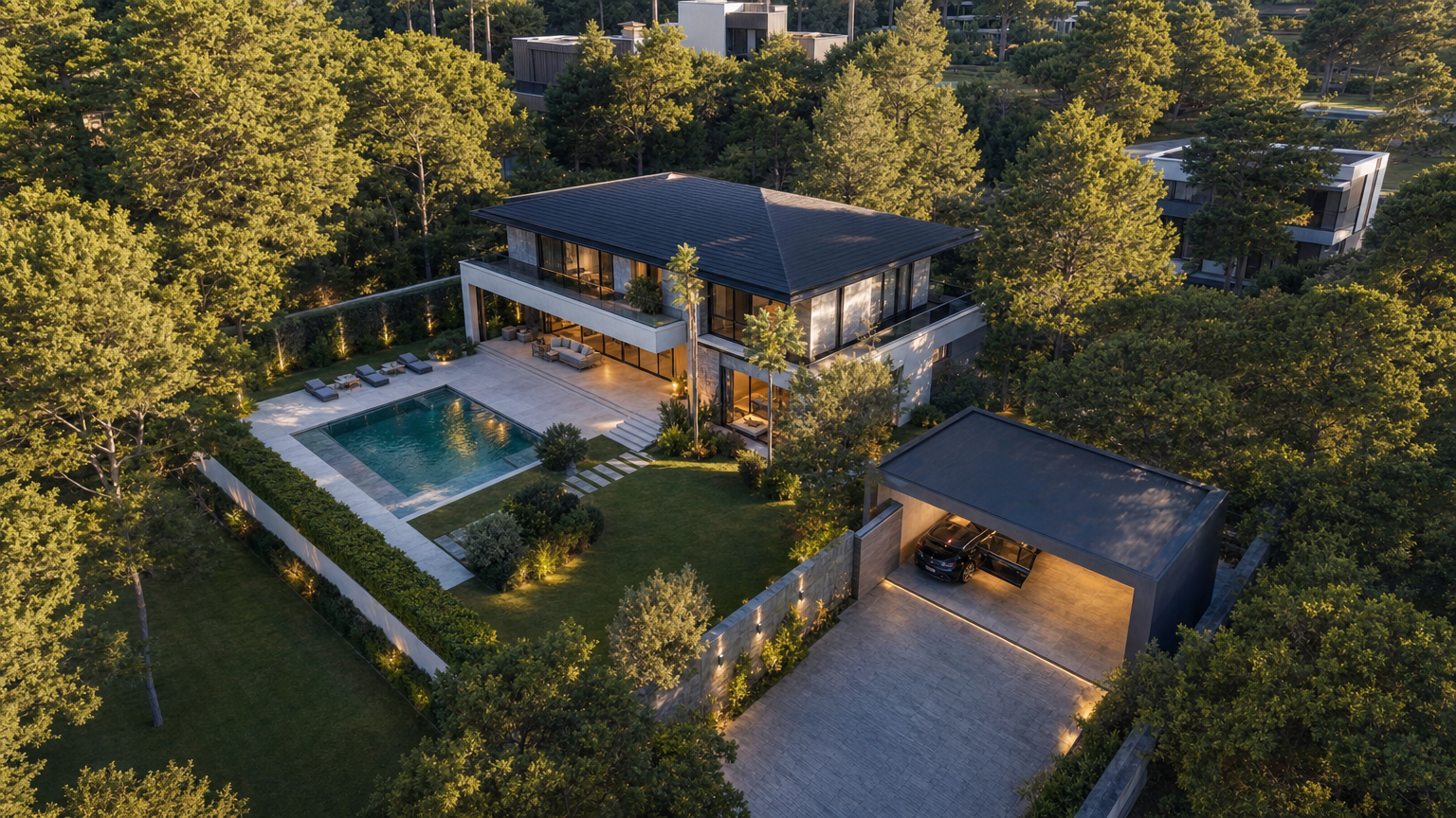 Modern mimari tasarım #11 — Render Lab ile AI render — AI mimari render, BentoMesh Keşfet