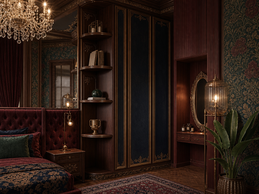 Modern yatak odası tasarımı #11 — Çoklu stil karşılaştırma ile AI render — AI mimari render, BentoMesh Keşfet
