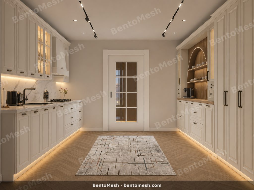 Modern mutfak tasarımı — Mekan Atölyesi ile AI render — AI mimari render, BentoMesh Keşfet